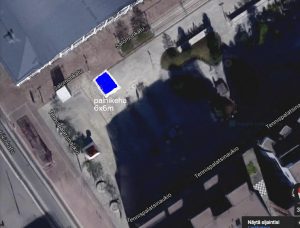 Kehän sijainti, havainnekuva tennispalatsin aukio
